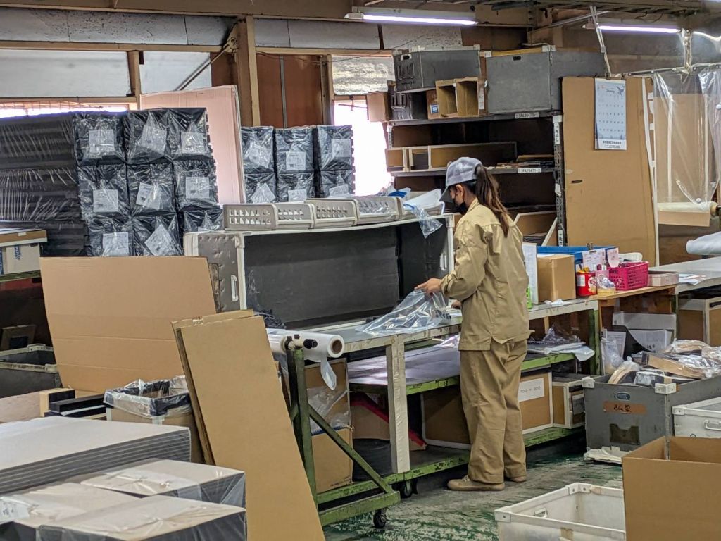 配属先の作業風景1